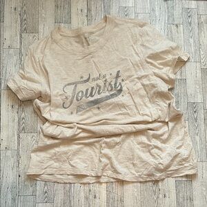 Aerie Beige Graphic Tee size XL